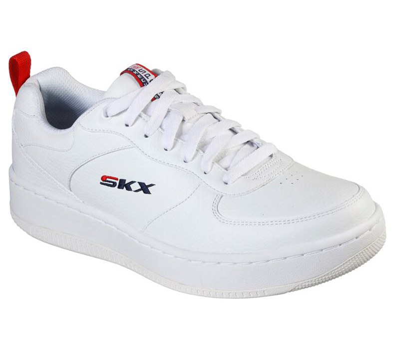 Skechers Herr Vita/Marinblå Sneakers - Sport Court 92 - Sverige (AZSNL-6831)